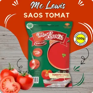 Mc Lewis Saus Tomat Value 500gr - Saus Tomat Berkualitas Tinggi untuk Berbagai Masakan