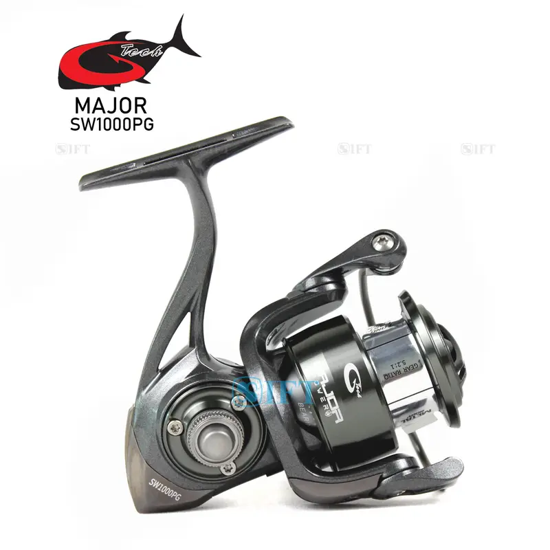 Reel G-TECH MAJOR POWER SW 1000 -- 5000 HG PG | Power Handle SaltWater | Metal Body Kolam Danau Sungai Laut GTech Resmi 1