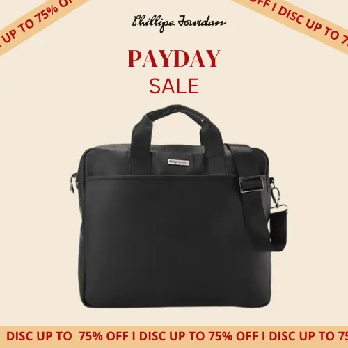 Mesengger Bag Pria Phillipe Jourdan Kenneth Hitam