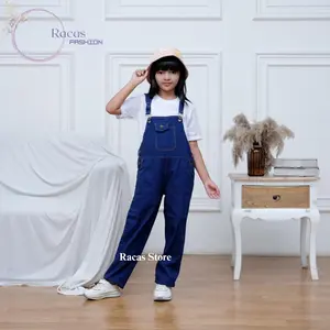 OVERALL JUMPSUIT ANAK USIA 2-13 TAHUN TRENDY Korean Style COD Kancing
