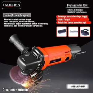 TROODON Gerinda Tangan Listrik 4Inch Mesin Grinda Diameter 100mm Bisa COD Angle Grinder Potong Besi