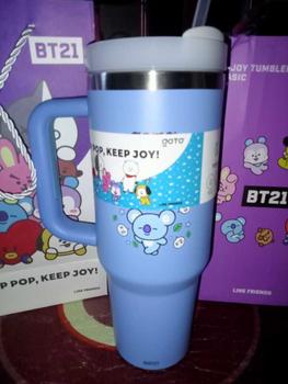Product Review of Goto [COD] K-Joy X BT21 Tumbler Tahan Dingin Panas Botol Tempat Minum Aesthetic 1.2L from N**a 1