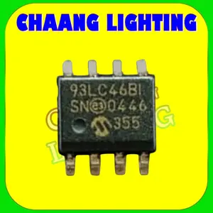 93LC46 IC 93LC46 SMD ORIGINAL IC 93 LC46 SOIC 8PIN IC 93LC46BI 93LC46BISN SOIC-8 IC 93LC46-I/SN 1K 128x8 / 64x16 SERIAL EEPROM