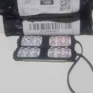 Lampu LED Kolong Plasma Strobe Flash 12 Mata  Nyala Kedap Kedip Blitz DC 12 Volt / 24 volt