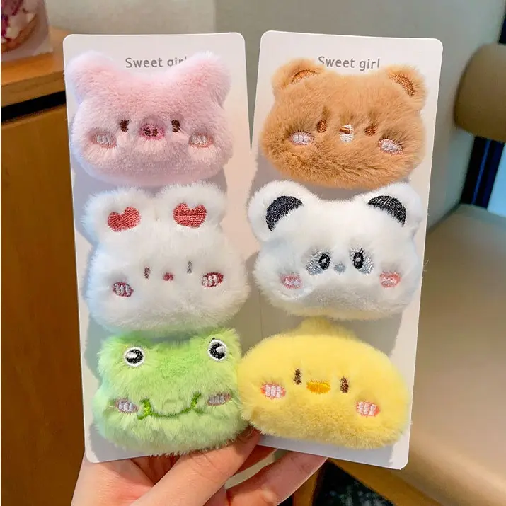 Ghim Cài Áo Hoạt Hình, Thiết Kế Dễ Thương Và Nhồi Bông Hình Gấu, Thiết Kế Sáng Tạo, Hình Mèo Cá, Phụ Kiện Cài Áo Nhung