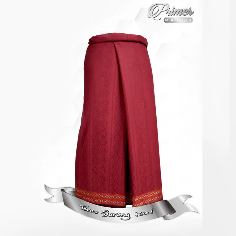 Wadimor Sarung Tenun Motif Strimin Primer Mercerized Dewasa Katun 2