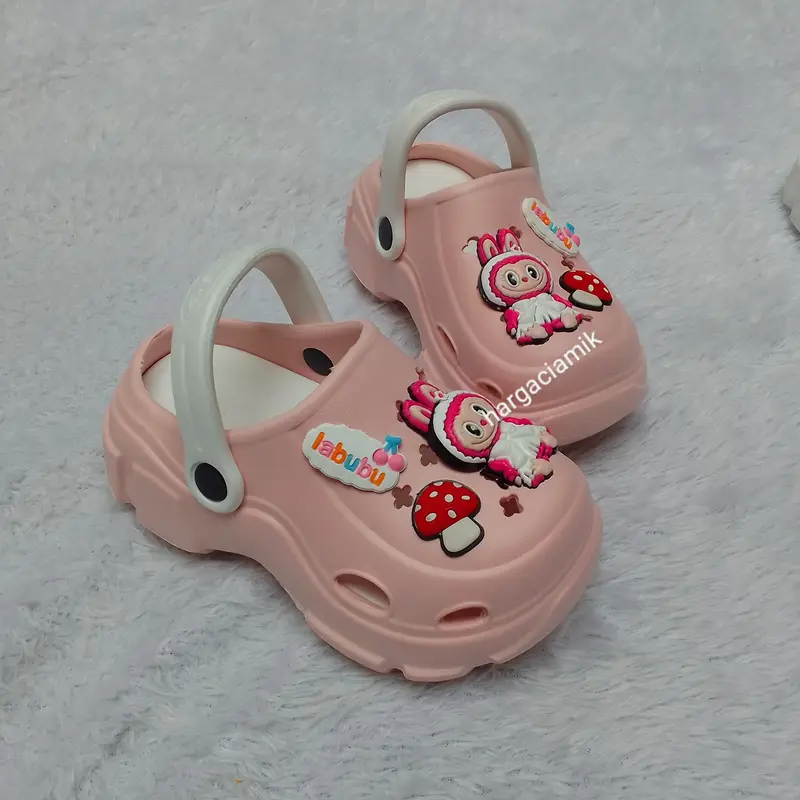 SEPATU Sandal BAIM ANAK LABUBU TINGGI 6 CM 2419 SIZE 24-35 Fashion 4