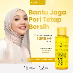Alamin Skincare Toner AHA Penyegar Pencerah Whitening Flek Noda Hitam Ekspoliasi Glowing Hidrasi Pelembab Semua Jenis Kulit BPOM Aman Alamin Skincare Meet Your Skin
