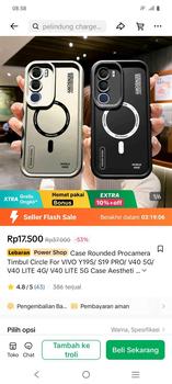 Product Review of Case Rounded Procamera Timbul Circle For VIVO Y19S/ S19 PRO/ V40 5G/  V40 LITE 4G/ V40 LITE 5G Case Aesthetic Keren from i**n a**g w**. 1