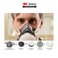 Gambar 3M Reusable Half Face Mask 3200 - Masker Safety - Spesifikasi dari 3M Automotive Kab. Bekasi 5 Tokopedia