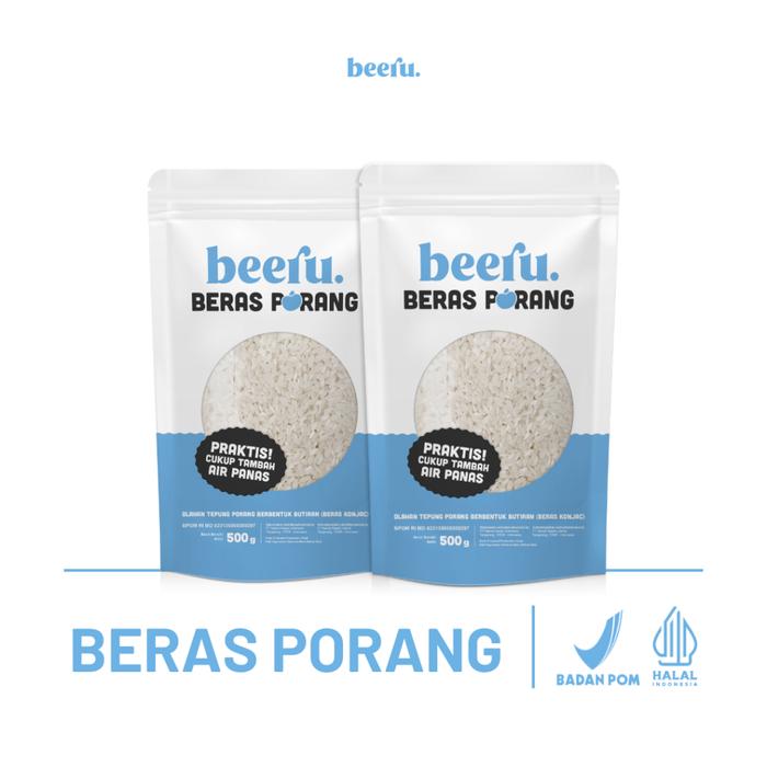Gambar Beeru Beras Porang Isi 2 Pouch 500gr - Shirataki Konjac Rice dari Beeru Official Store Kota Tangerang Selatan Tokopedia