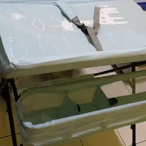 Meja Tempat Ganti Popok Bayi/Multifungsi Meja Bayi /Newborn Memiliki roda Bisa/Baru Lahir Popok Bayi/Meja Ganti Popok Meja Lipat Bayi Furniture Ranjang