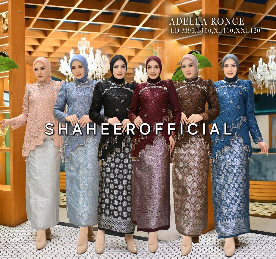 (sh) set kebaya adella ronce lilit songket // kebaya viral // kebaya modern // kebaya bridsmaid // kebaya wisuda // kebaya murah