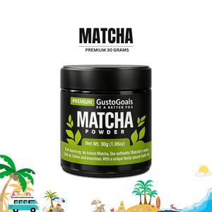Matcha Powder Premium Top Guts to Goals Beverage Pure No Additives Unsweetened