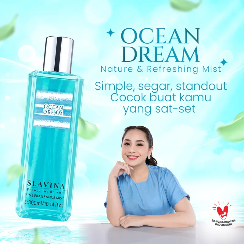 SLAVINA Body Mist Ocean Dream | Fragrance Parfum Wangi Nagita Slavina Tahan Lama 0