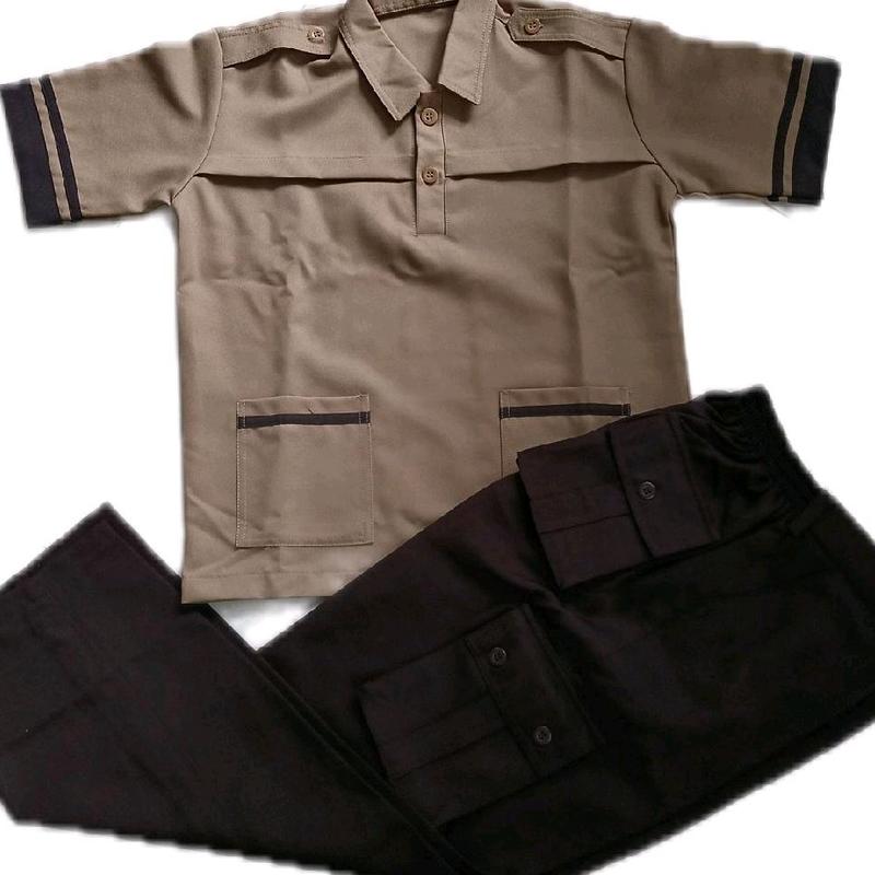 seragam sekolah baju siaga pendek anak laki2 sd /  celana pdl panjang bahan rapillo 0