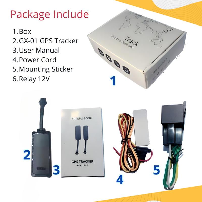 GPS Tracker Motor GX-01+Tracksolid Lifetime Bisa Cut Off/Matikan Mesin 2