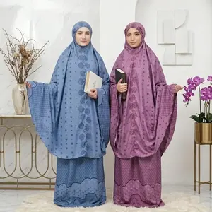 Mukena Motif KALISHA Dewasa Katun Motif Premium Cantik