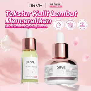 Drve Whitening Set 1 Bundle 2 (Retinol Essence+ Hydrating Essence) Membantu Menyamarkan Garis Halus Meratakan Warna Kulit Merawat Kulit Berjerawat Serta Mencerahkan Kulit Kusam