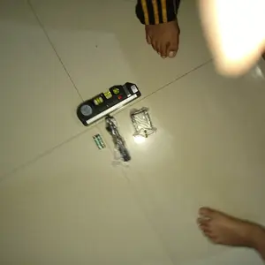 Meteran Laser Waterpass & Tripod Alat Bantu Pengukur Kemiringan Waterpass Penggaris Laser Tukang Bangunan Meteran 250cm