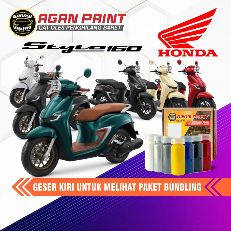 Cat Penghilang Baret STYLO 160 Cat Oles Motor HONDA STYLO 160 All Type Cat Original Pabrik GARASI AGAN 0