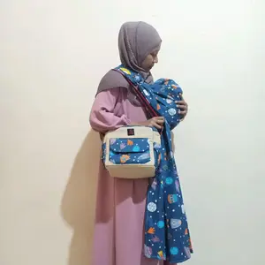 TERBARU!!!!paket hemat gendongan bayi ringsling dan tas kecil