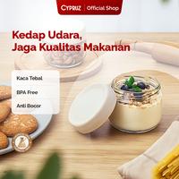 Gambar [SPESIAL KOKO PANCI] [COD] Cypruz Glass Jar Tempat Penyimpanan Makanan Sereal Multifungsi 300 ml dari Cypruz Kitchenware Kota Administrasi Jakarta Utara 1 Tokopedia