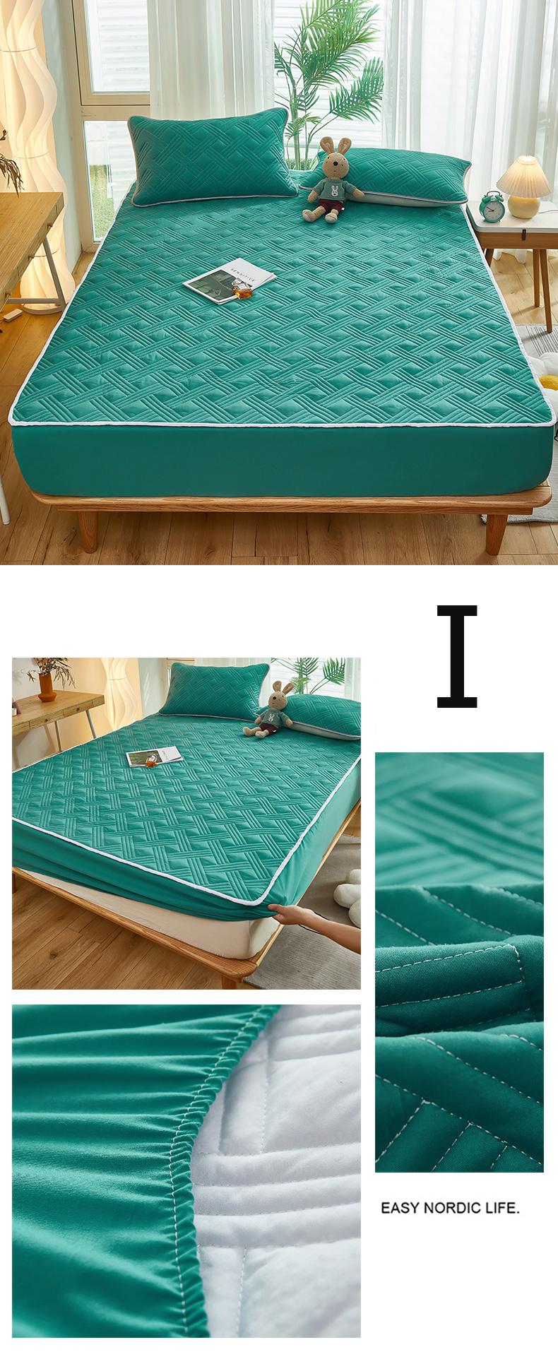 Product Introduction of SUNLIGHT HOME Waterproof Bedsheet 9 Colors,Multi Patterned Bed Sheet,Solid Color Fitted Sheet,Breathable Mattress Cover 20