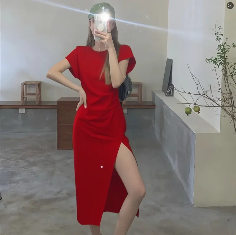 asymmetrical dress canada Sexy Red birthday heels main image 0