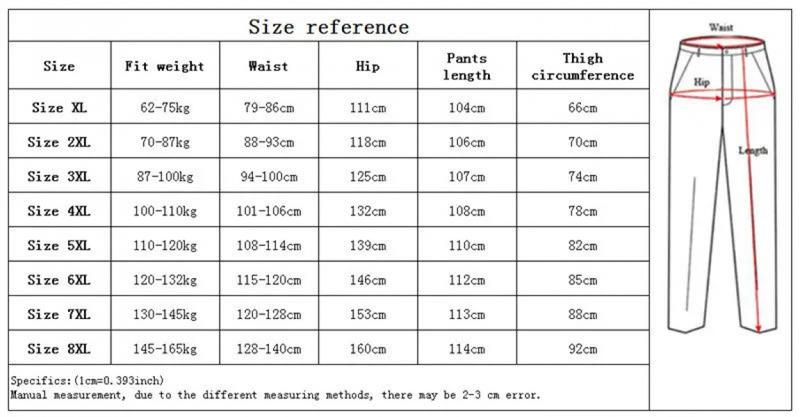 Product Introduction of 60-150KG Men Plus Size Oversized Casual Loose Straight Sports Quick Dry Elastic Pants 0