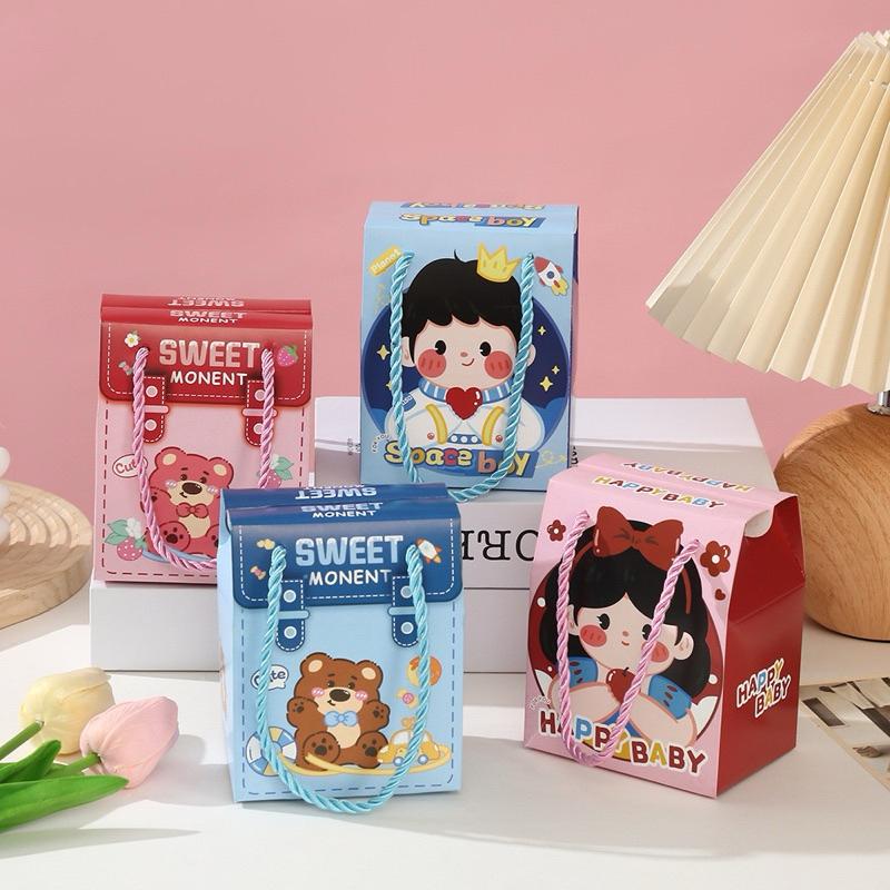 [3 PCS] GOODIE BAG ULTAH ANAK TAS PAPER BAG BINGKISAN ULANG TAHUN ANAK TAS SNACK JINJING KOTAK KADO PERLENGKAPAN BIRTHDAY TAS SOUVENIR HAMPERS ULTAH 2
