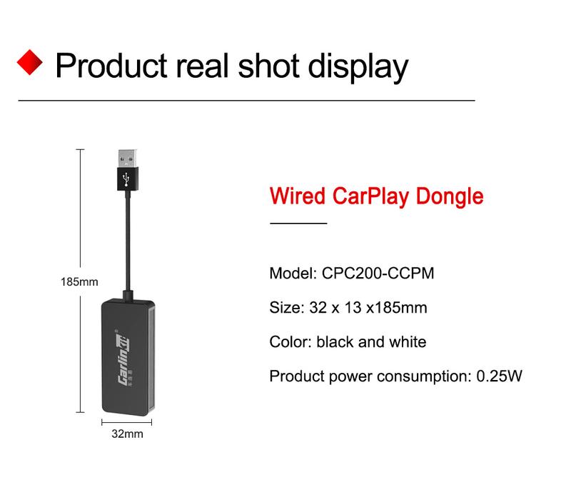 Product Introduction of CarlinKit CCPA Wireless CarPlay AI Box Wireless Android Auto USB Dongle Mirrorlink Bluetooth Auto Connect For Android Car Radio 35