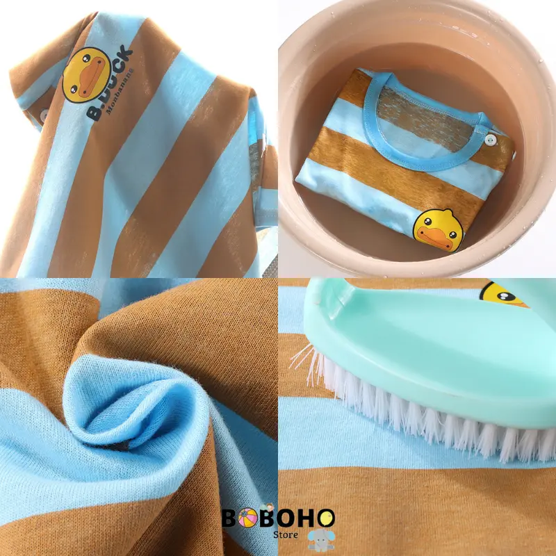 BOBOHO - Setelan Baju Bayi  / Baju Katun Anak Laki-laki / Setelan Kaos Anak / Baju Bayi Lengan Pendek PART 4 Parsel Perempuan 8