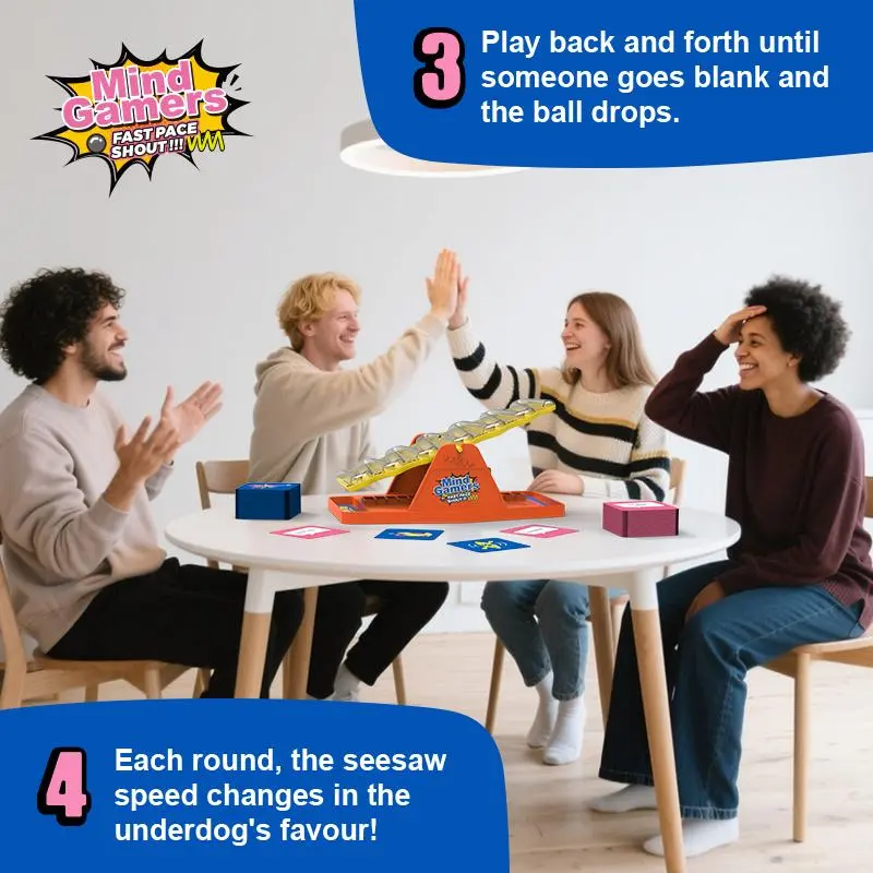 Multiplayer Swing Board Games, 1 Set Interactive Entertainment Game Toy for Family Party, Fun Party Game Supplies 3