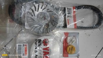 Product Review of Paket Cvt Van Belt + Rumah Roller Assy Set + Kipas Roller Mio Sporty Mio Smile Mio Soul 5TL Motorcycle from u**5 0