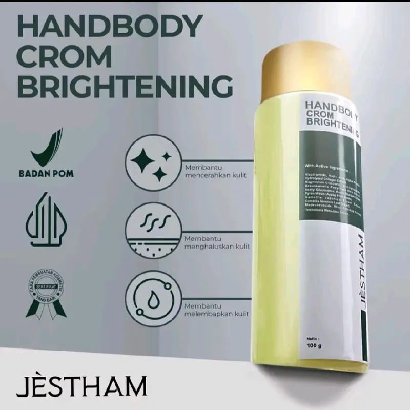 JESTHAM New Crom Brightening 1 pc - Lotion Mencerahkan Melembutkan kulit 1