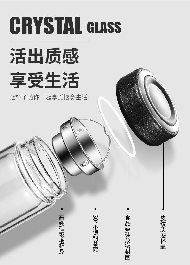 Product Introduction of Double-glazed high-temperature resistant teacup, tea separation explosion-proof goose egg cup 0