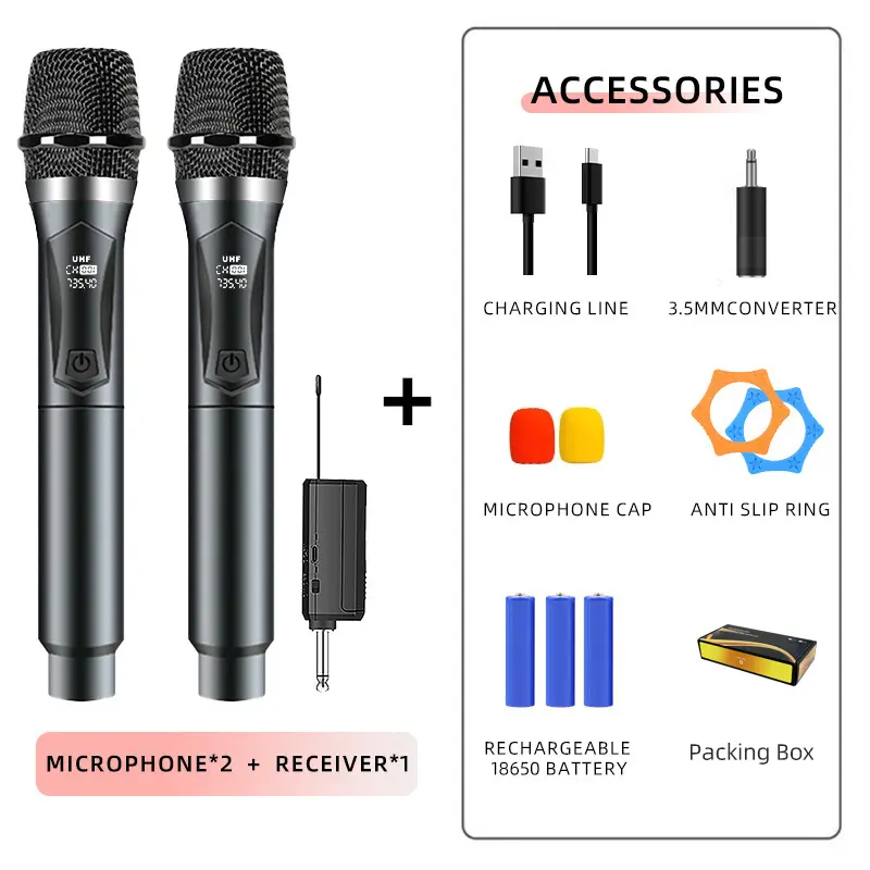 Micro Không Dây, SU-108U, Dành Cho Gia Đình Và Sân Khấu, Hát Karaoke, Âm Thanh, KTV, Âm Lượng Cao, Cầm Tay Chuyên Nghiệp, Thích Hợp Cho KTV, Phân Đoạn