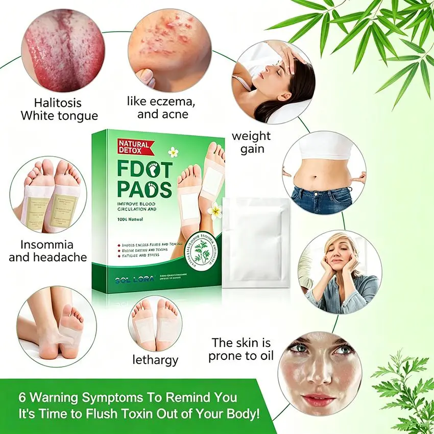 Koyo Kaki Koyo Kaki Penyerap Racun Foot Pads Koyo Detox Cleansing Patch Detox Kaki Koyo Kaki Detox Foot Patch 10PC koyo detox racun tubuh detox foot patch toksin kaki foot pads