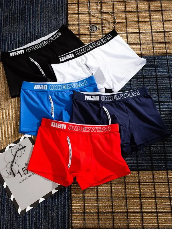 10 PCS Celana Dalam Pria Berkualitas Tinggi dengan Bahan Lembut dan Breathable Lembut Pria Boxer Katun Seamless Dewasa Cowok Hitam Karet Nyaman Pendek dalaman priadewasa sempak Spandex XXL Underwear 6