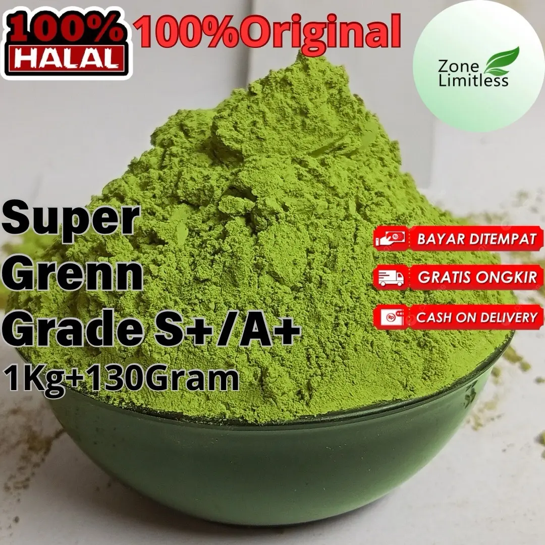 Green matcha powder teh hijau premium Tea Greentea