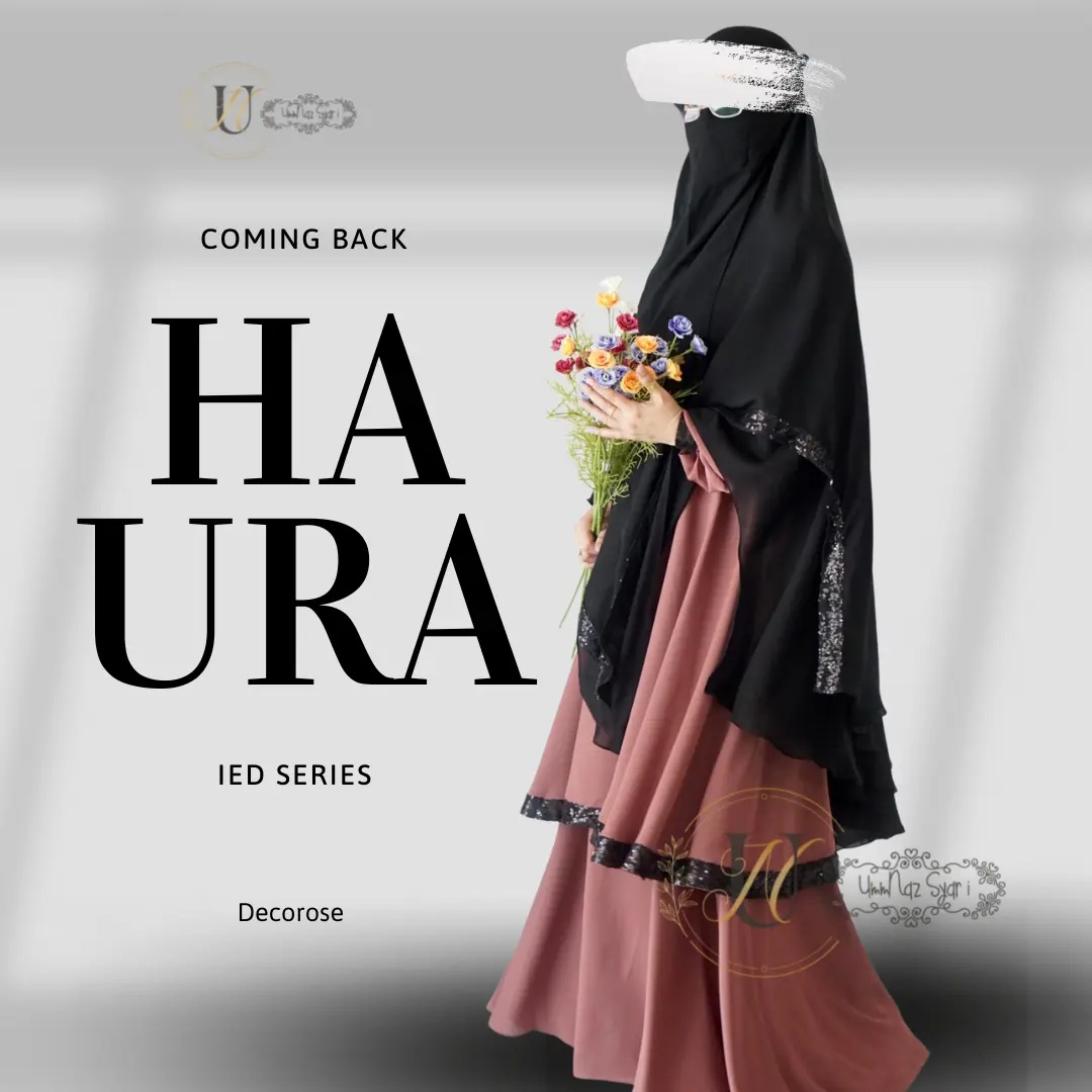 [Ready] Dress Syar'i Premium HAURA SERIES