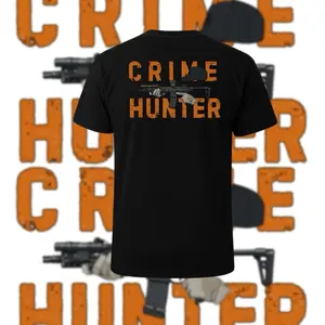 CRIME HUNTER TSHIRT | BRATA APPAREL| cotton 24s Combed Kaos Katun Distro Baju