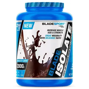 BLADE Isolate 4.41 Lbs 2000 Gram Whey protein Vanilla