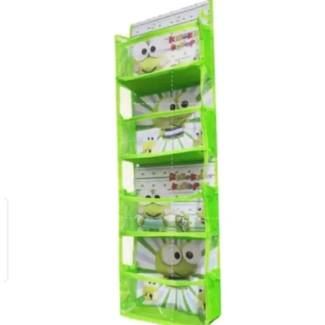RAK KOSMETIK GANTUNG KARAKTER 4 SUSUN MURAH Pink 3