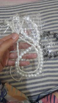 Product Review of Kalung mutiara wanita double choker korean style from T**🦖 1