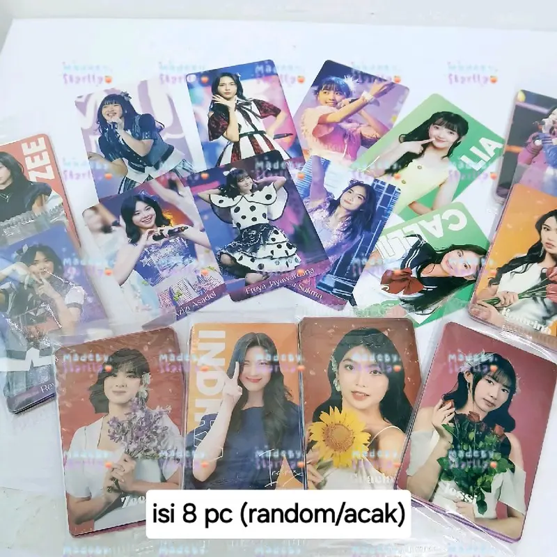 (UNOFFICIAL) PHOTOCARD SET JKT48 ISI 50 55 60 8 RANDOM | KARTU JKT48 | PHOTOCARD JKT48 1