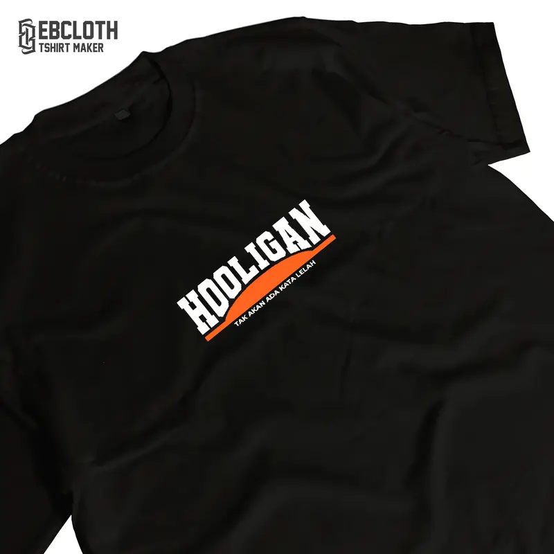 [EBCLOTH 016] Kaos Hooligans Volume 2 | Sablon DTF x Reflektif Menyala | Premium 3