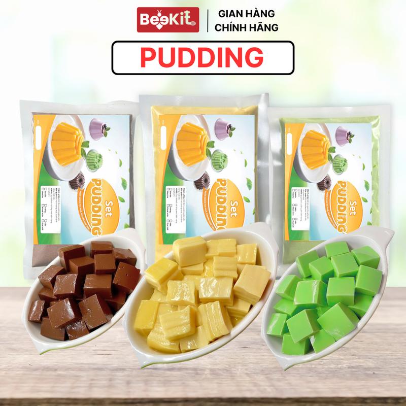 Set Bột làm thạch Pudding TIỆM CỦA BEE Chuẩn Công Thức Đủ Vị Ăn Vặt Snack