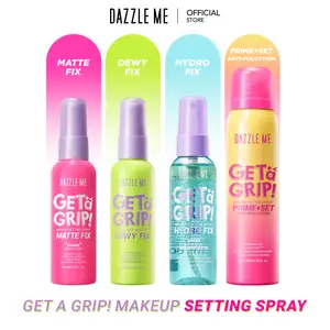 [SPECIAL EDITION] DAZZLE ME Get a Grip! Prime+Set Anti-Pollution Makeup Setting Spray Aerosol Waterproof Sweatproof Transferproof 6X Tahan Lama Long-lasting
